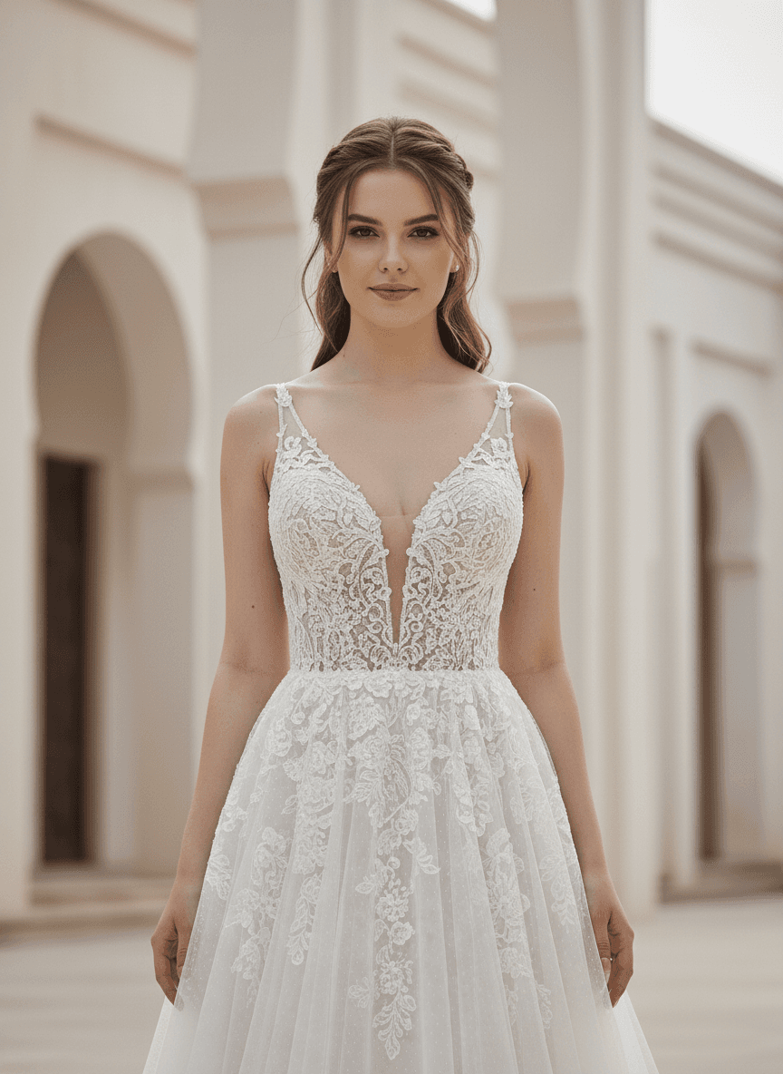 Gros plan sur le bustier et le décolleté d'une robe bohème dos nu